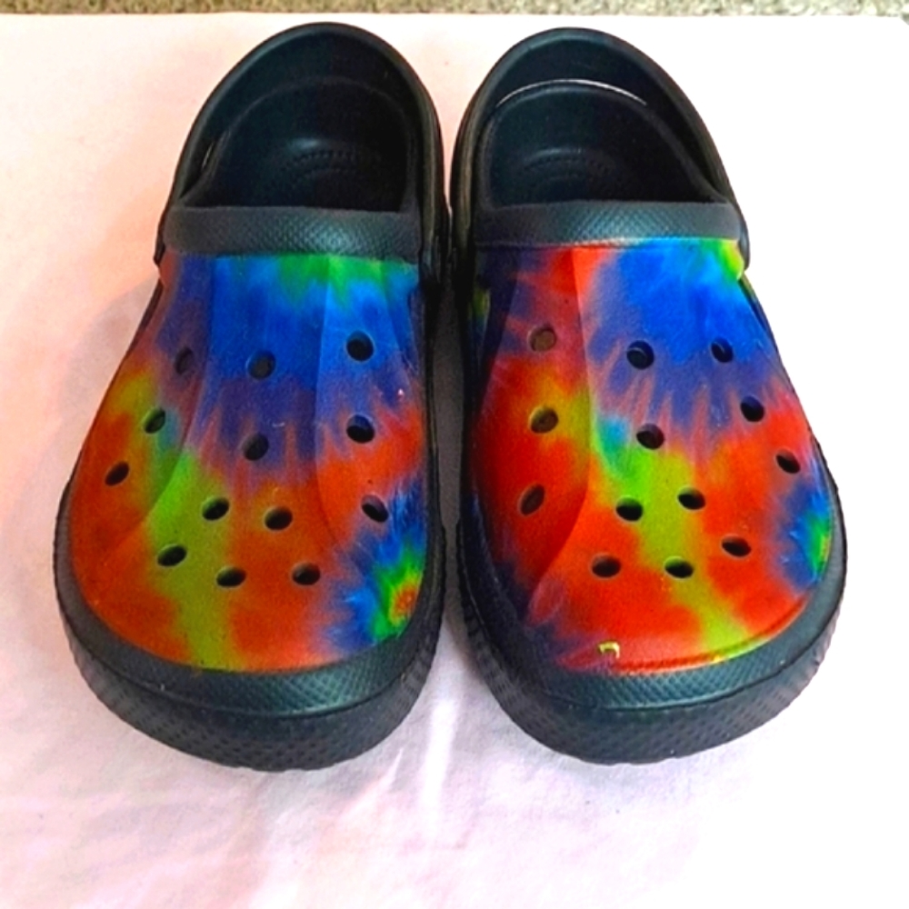 🌈 Multi-Color Slingback Clogs Size 6/39 Unisex NWOT ❗️FINAL MARK DOWN Grab Um❗️ - Picture 2 of 5